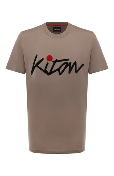 Хлопковая футболка Kiton