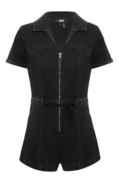 Джинсовый комбинезон Meg Short Sleeve Romper Paige