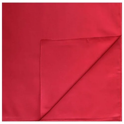 Бандана однотонная, цвет красный 55 х 55 см (Набор 2 шт.)