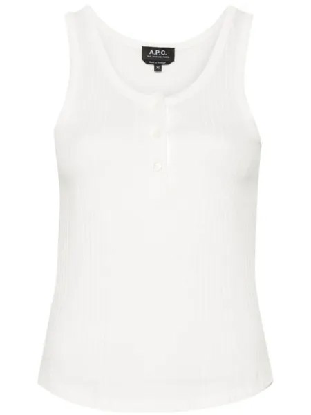 A.P.C. топ на пуговицах, белый