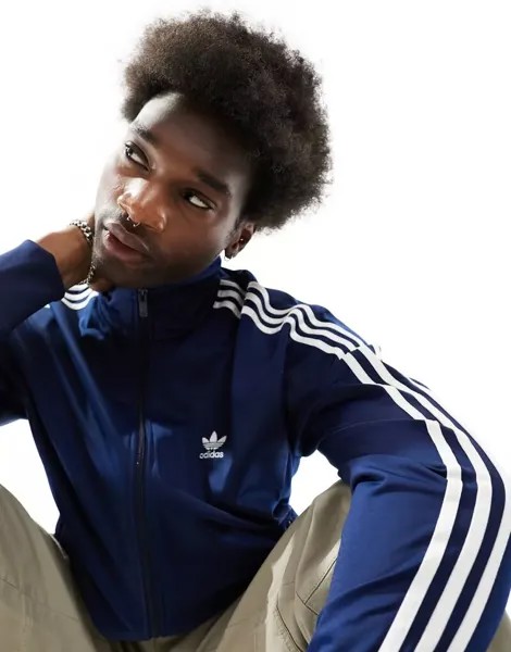 Темно-синяя спортивная Куртка adidas Adicolor Classics Firebird adidas Originals