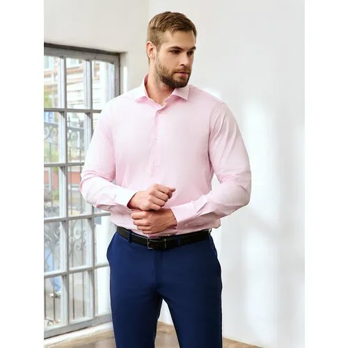 Рубашка Dave Raball, размер 42 182-188, розовый