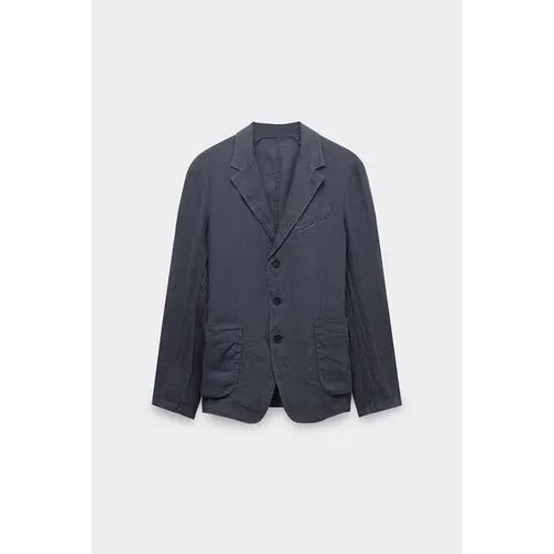 Пиджак Barena, силуэт прямой, размер 48, серый