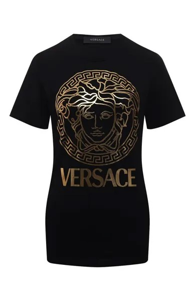 Хлопковая футболка Versace