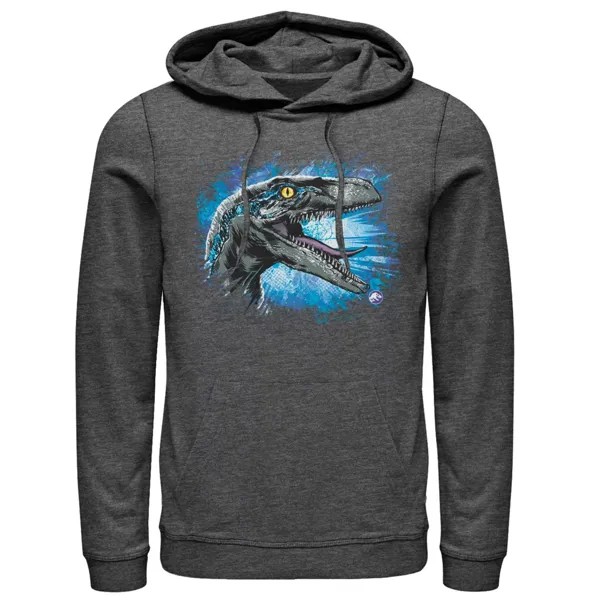 Мужская синяя толстовка с капюшоном Raptor Splatter Jurassic World