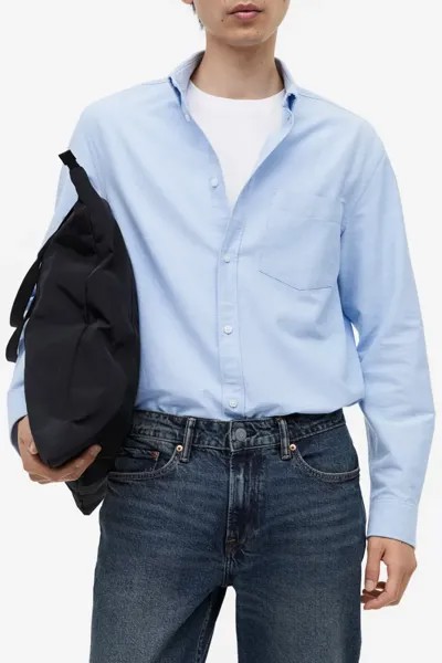 Обычные зауженные джинсы H&M, синий
