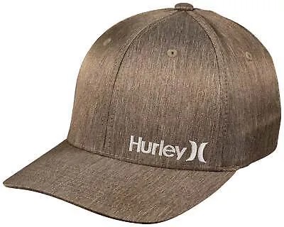 Кепка с текстурой Hurley Corp — коричневая — новинка