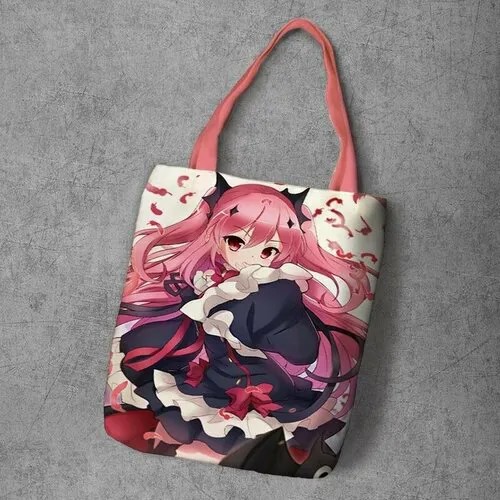 Сумка шоппер Anime Dakimakura, фактура рельефная, мультиколор