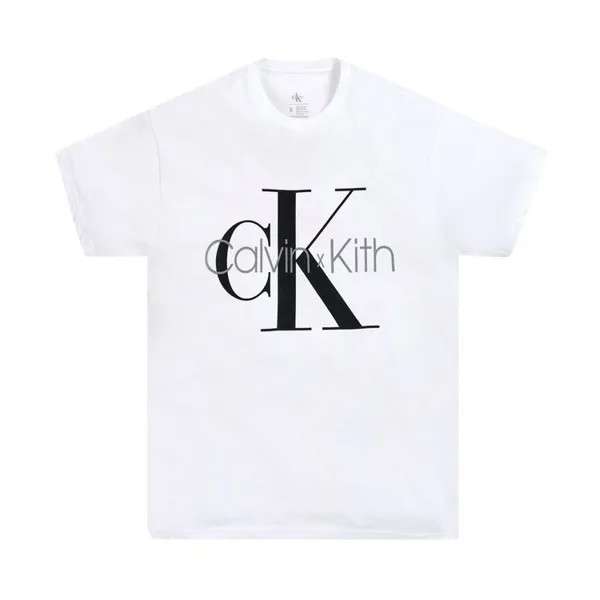 Футболка Kith For Calvin Klein Tee 'White', белый