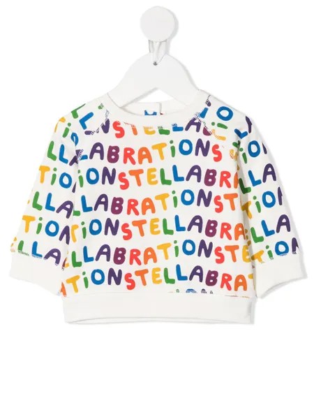 Stella McCartney Kids толстовка с принтом Stellabration