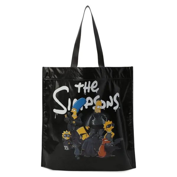 Кожаная сумка-шопер Balenciaga x The Simpsons Balenciaga
