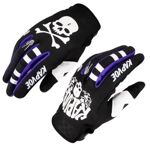 Перчатки Kapvoe Спортивные велосипедные перчатки Kapvoe, размер L, черный, белый