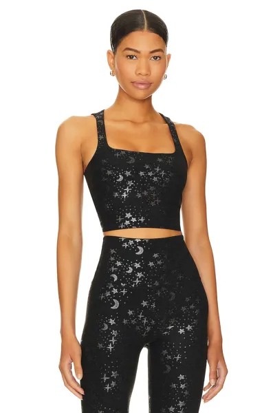 Майка Beyond Yoga SoftShine Square Neck, цвет Gunmetal Starry Night Foil