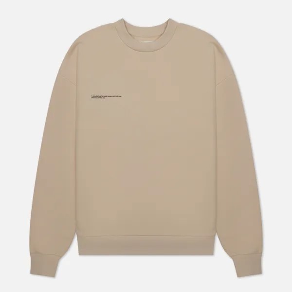 Мужская толстовка PANGAIA 365 Basic Signature Crew Neck бежевый, Размер XS