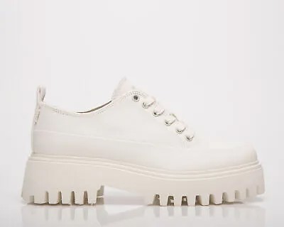 BRONX Groov-Y На шнуровке Женские парусиновые ботинки Off White Low Casual Lifestyle Shoes Boots