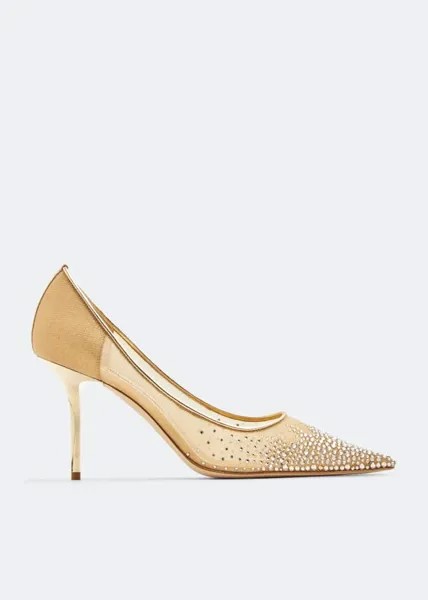 Туфли JIMMY CHOO Love 85 pumps, золотой
