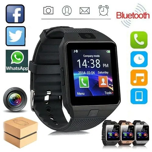 Умные смарт часы для мужчин наручные / Smart Watch Bluetooth серебристый цвет