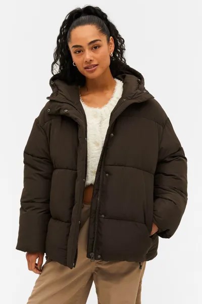 Куртка женская Monki 1007072001 коричневая 2XL (доставка из-за рубежа)