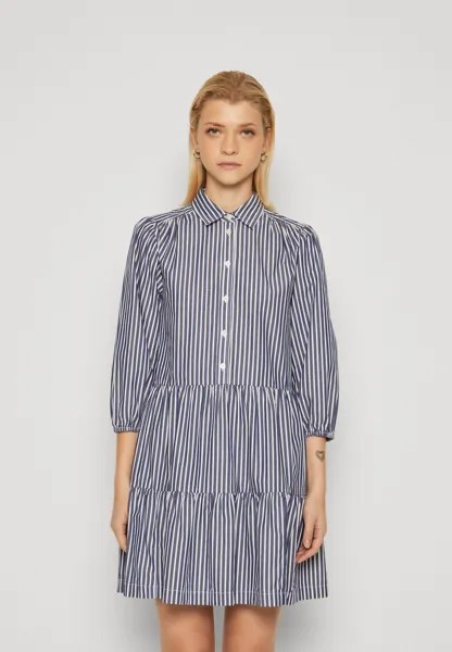 Платье-блузка TIER MINI SHIRTDRESS GAP, цвет blue