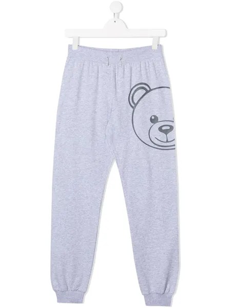 Moschino Kids спортивные брюки Toy Bear