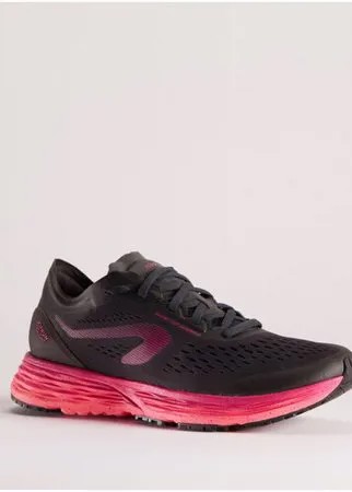 Кроссовки для бега женские KIPRUN KS LIGHT черно-розовые, размер: EU38, цвет: Черный/Пурпурный KIPRUN Х Декатлон