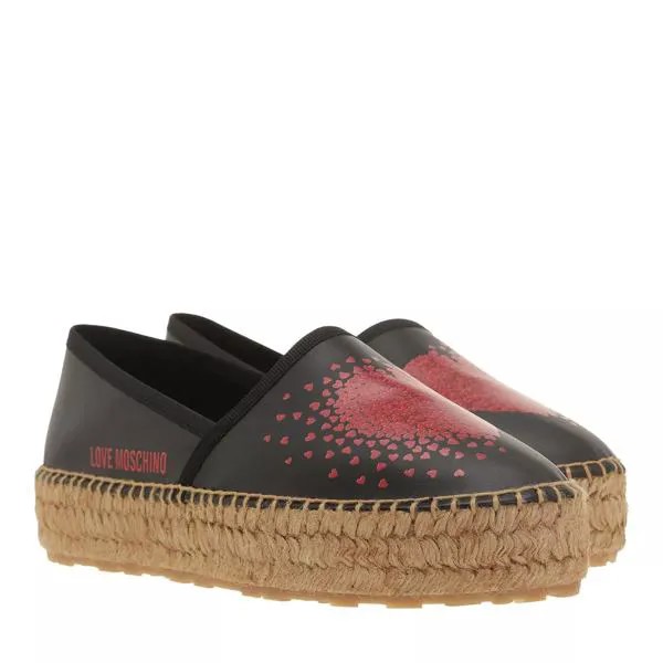 Эспадрильи scarpad espa35 vitello Love Moschino, черный