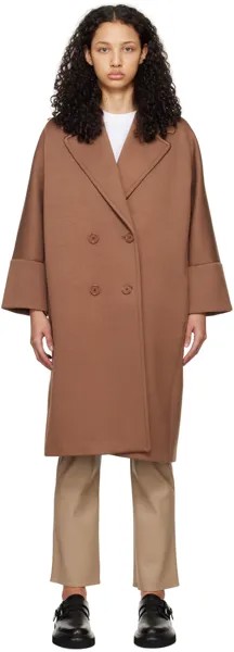 Коричневое пальто Epopea Max Mara