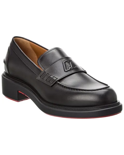 Christian Louboutin Urbino Кожаные лоферы Moc, черный