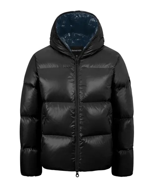 Пуховик с капюшоном aw23 Duvetica, черный