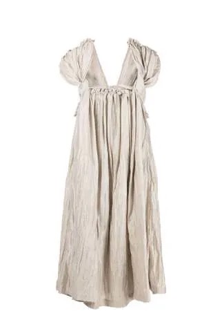 Comme Des Garçons Tricot драпированное платье миди