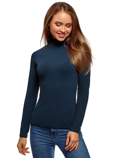 Водолазка женская oodji 15E17001 синяя XS