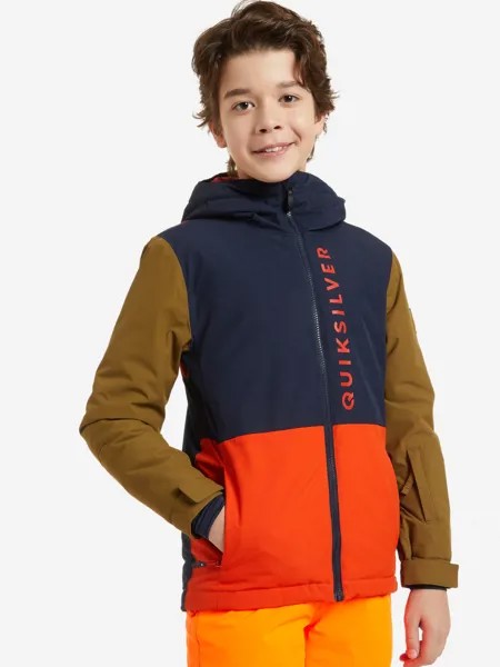 Куртка утепленная для мальчиков Quiksilver Side Hit Youth, Синий