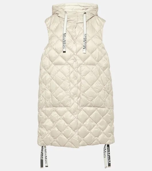 Стеганый пуховик Cube Sisoft Max Mara, бежевый