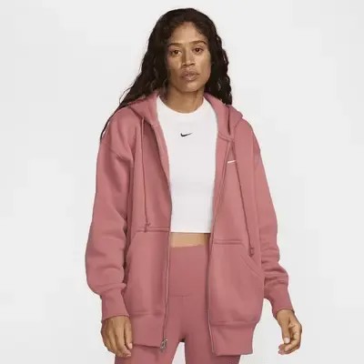 Худи Nike Sportswear Phoenix Fleece, цвет Canyon Pink/Sail