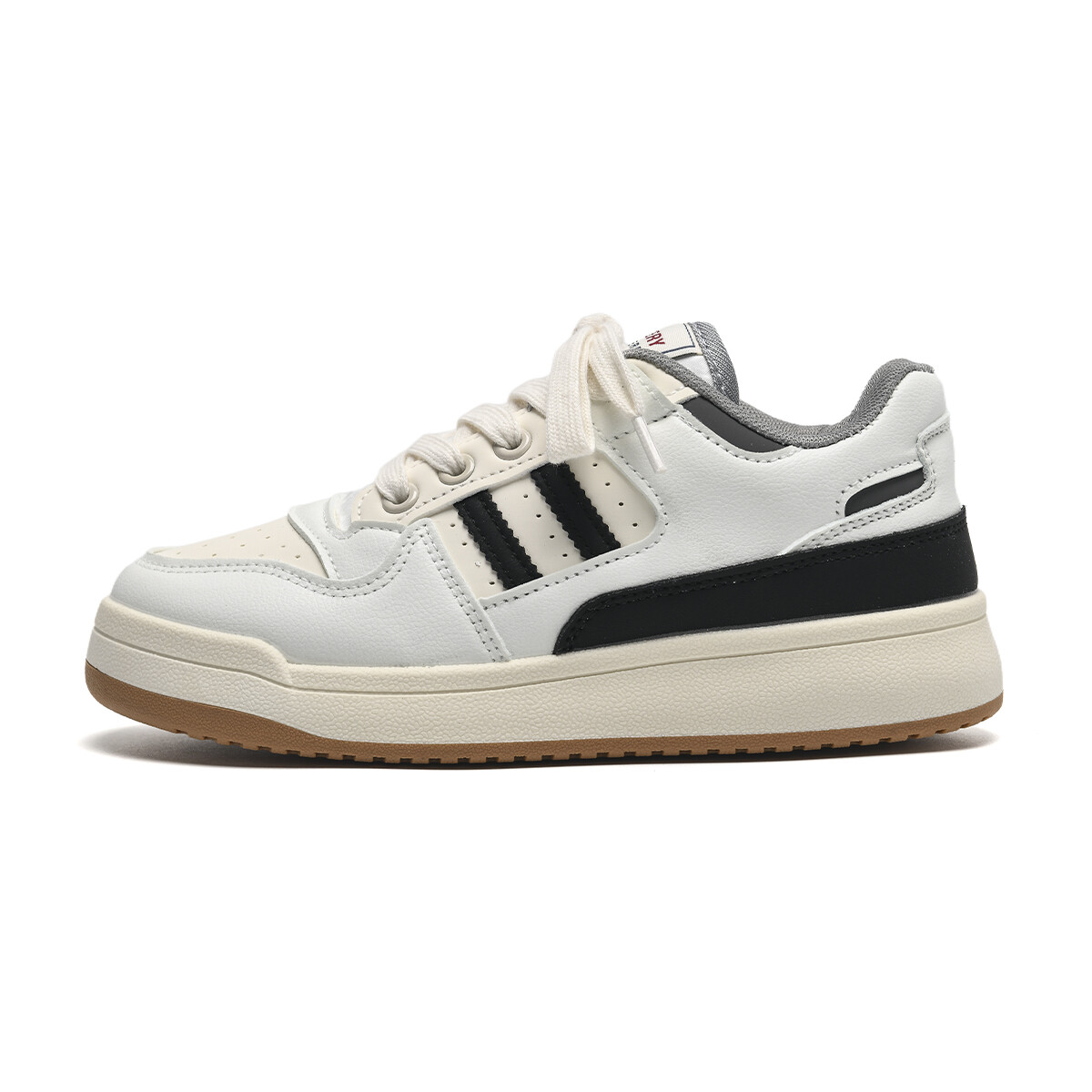 Кроссовки OAOQ Skateboarding Shoes Unisex Low-top, бежевый/черный