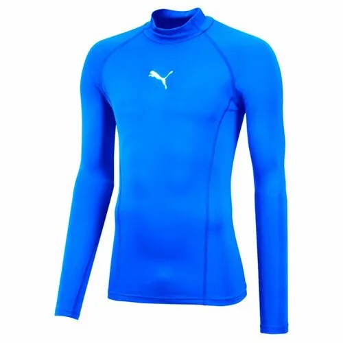 Лонгслив PUMA, размер XXL, синий