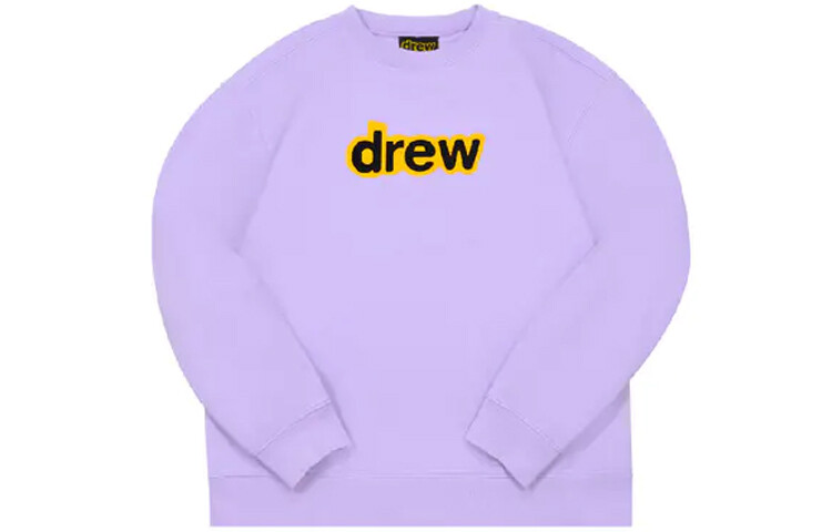 Свитшот с логотипом Letter Series унисекс лавандовый Drew House, цвет Lavender
