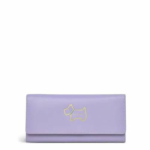 Кошелек Radley, фактура гладкая, фиолетовый