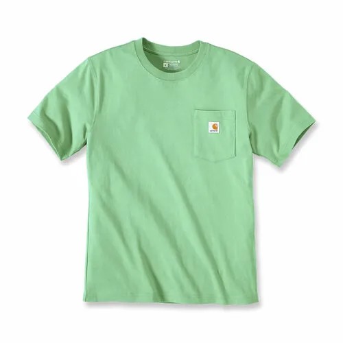 Футболка carhartt, размер L, зеленый
