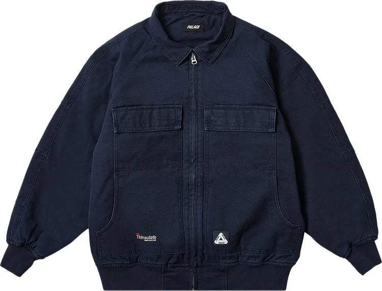 Куртка Palace Heavy Canvas Bomber 'Navy', синий