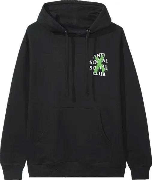 Худи Anti Social Social Club Cancelled Remix Hoodie 'Black', черный