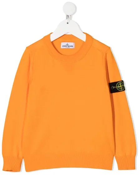 Stone Island Junior толстовка с нашивкой