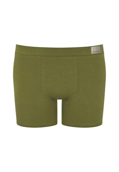 Мужские длинные боксеры, 4 шт. - GO Natural Short C4P, натуральный хлопок sloggi, синий