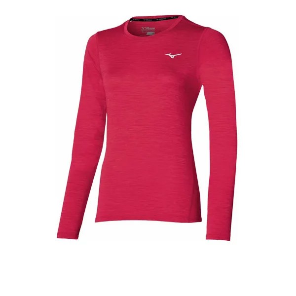 Спортивный топ Mizuno Impulse Core LS, красный
