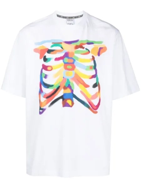 Marcelo Burlon County of Milan футболка Rib Cage, белый
