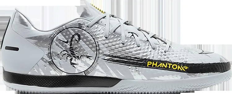 Бутсы Nike Phantom Scorpion Academy IC 'Secret Tournament Pack', серебряный