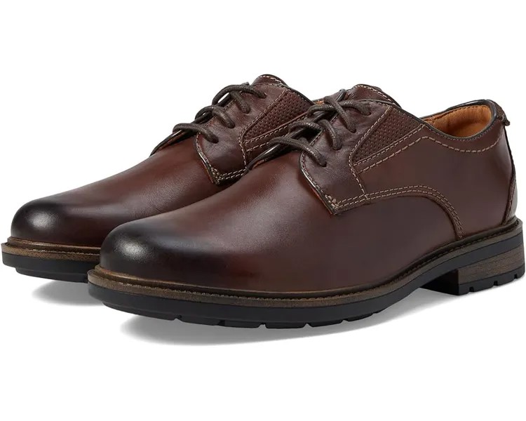 Оксфорды Clarks Un Shire Low, цвет Brown Leather