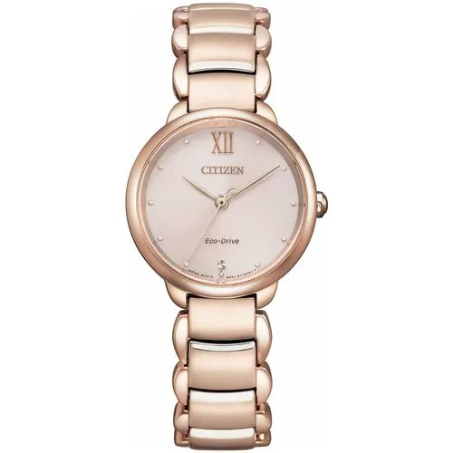 Наручные часы CITIZEN Японские наручные часы Citizen EM0922-81X, розовый