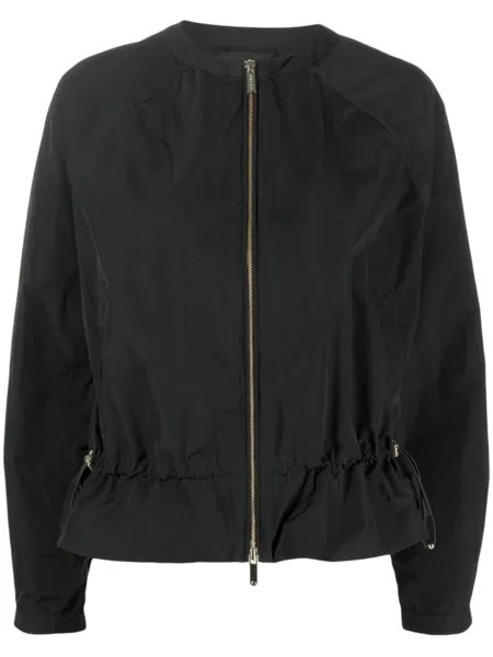 Woolrich куртка на молнии с круглым вырезом, черный