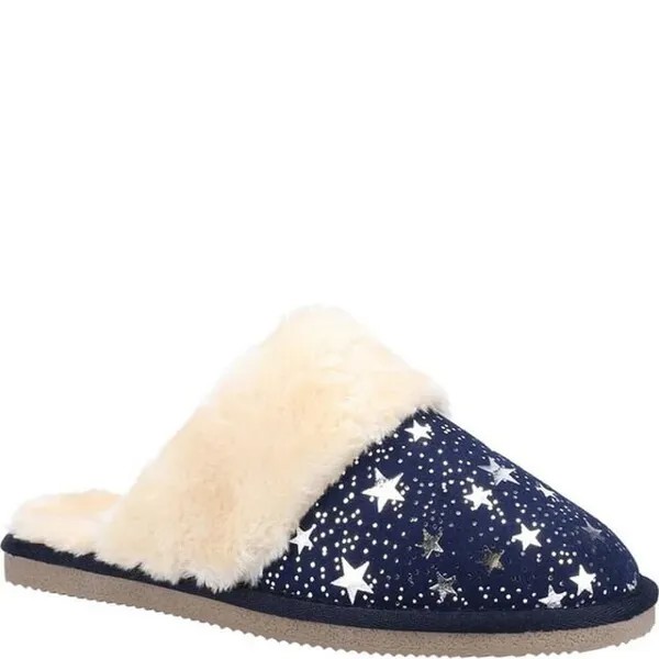 Женские замшевые тапочки Arianna Stars Hush Puppies, синий